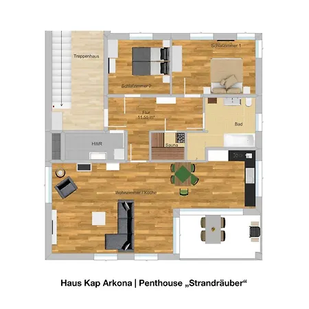 Haus Arkona In - Penthouse 